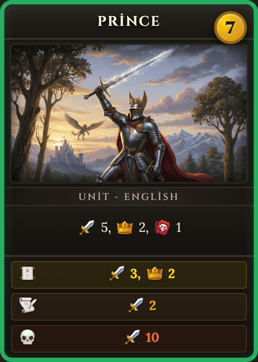 Prince - English Faction Noble