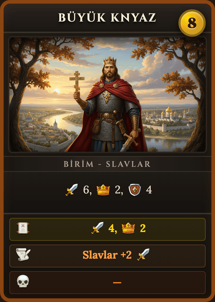 Grand Prince - Slavic Noble Card